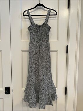 Grace Karin Green & White Sundress